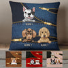 Personalized Dog Peeking Pillow  JR136 81O60 (Insert Included) 1