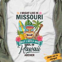 Personalized Beach Summer Soul White T Shirt JN183 81O34 thumb 1