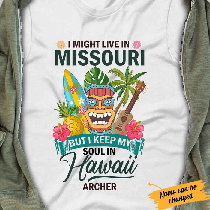 Personalized Beach Summer Soul White T Shirt JN183 81O34 1