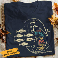 Personalized The Best Fishing Dad T Shirt MR222 65O58 thumb 1