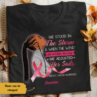 Personalized Breast Cancer Sailing BWA T Shirt AG82 28O58 thumb 1
