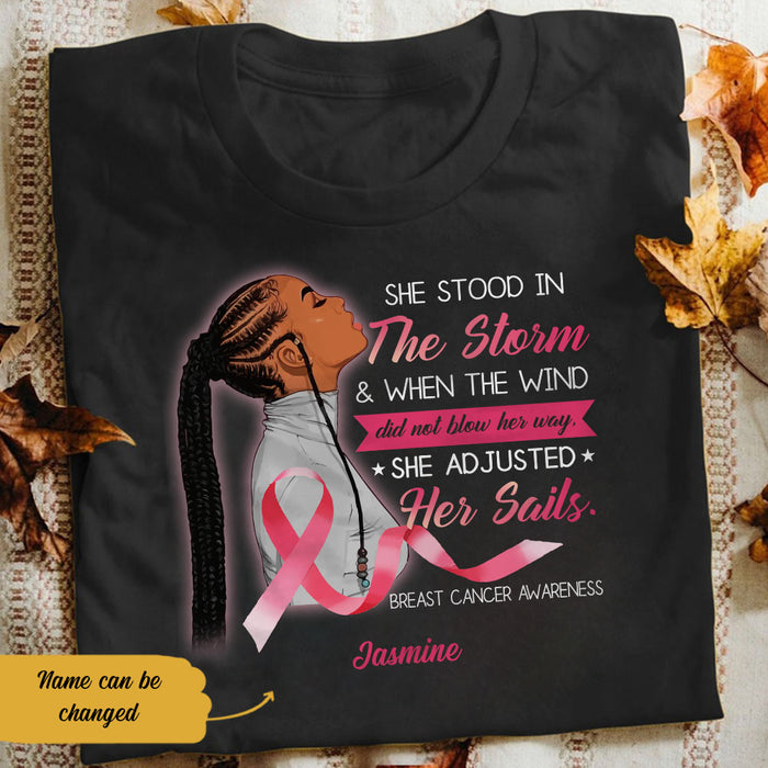 Personalized Breast Cancer Sailing BWA T Shirt AG82 28O58 1