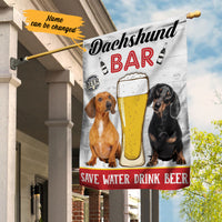 Personalized Dachshund Dog Beer Bar Flag AG193 67O57 thumb 1