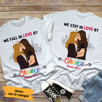 Personalized We In Love LGBT Lesbian Couple T Shirt SB161 73O53 thumb 1