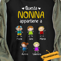 Personalized Nonno Nonna Italian Grandma Grandpa T Shirt AP268 81O34 thumb 1