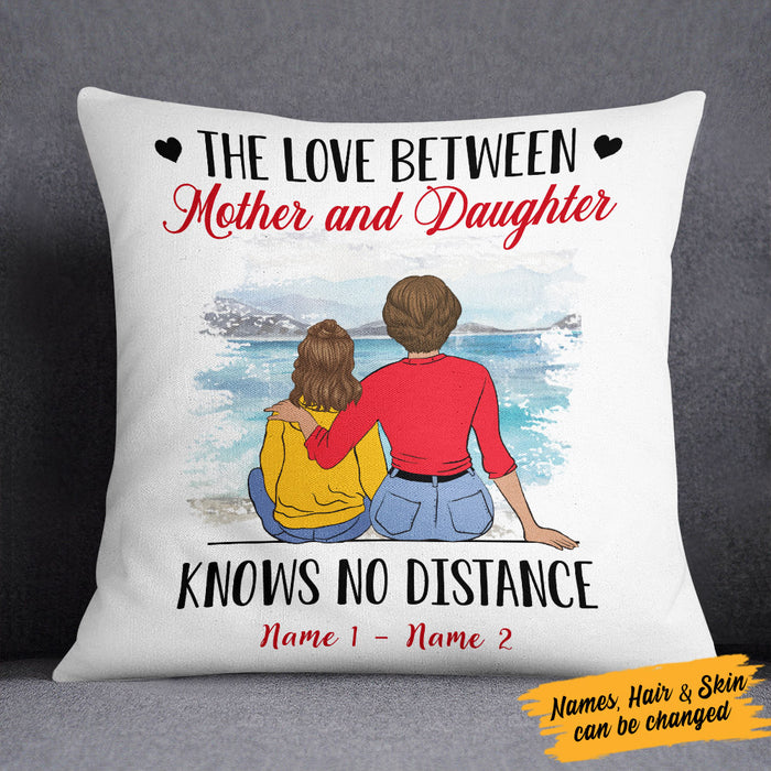 Personalized Mom Daughter Long Distance  Pillow DB31 85O53 (Insert Included) 1