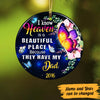 Personalized Butterfly Memorial Circle Ornament NB161 29O60 1
