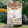 Personalized Elephant Family Chaos And Love Flag AG211 30O36 1