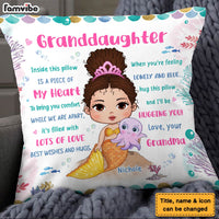 Personalized Gift For Granddaughter Hug This Pillow Mermaid Pillow 30731 thumb 1