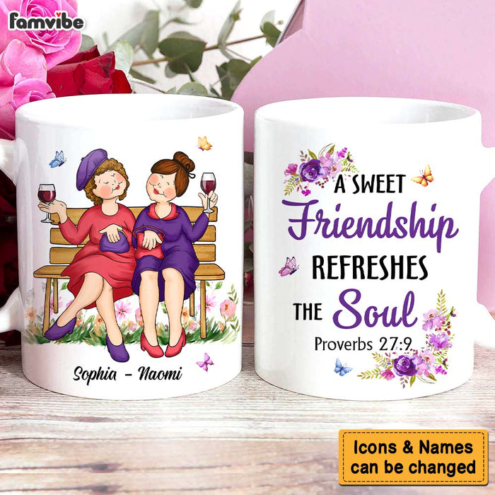 Personalized Gift For Friends A Sweet Friendship Mug 30658 1