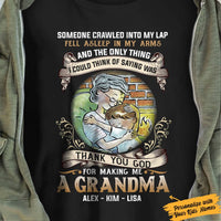 Personalized Grandma Thank You God T Shirt JN155 81O34 thumb 1
