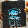 Personalized Fishing Hooked Grandpa T Shirt MY143 81O34 1