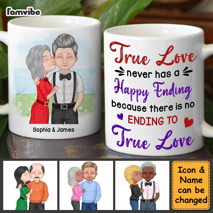 Personalized Couple Gift There Is No Ending To True Love Mug 31241 1