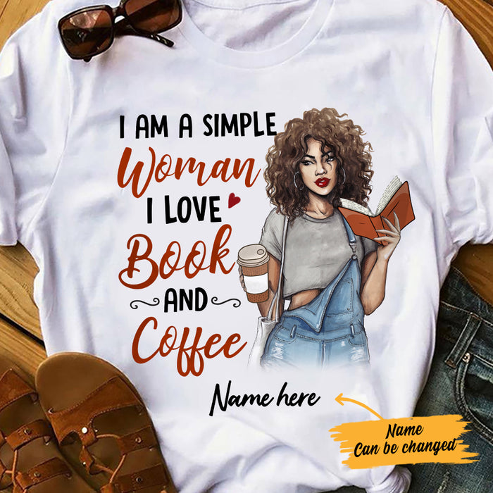 Personalized I Am A Simple BWA Coffee T Shirt AG281 29O57 1