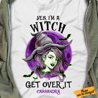 Personalized Halloween I'm A Witch White T Shirt JL163 95O65 thumb 1