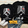Personalized Love Couple Halloween Pregnancy Announcement Couple T Shirt SB281 87O36 1