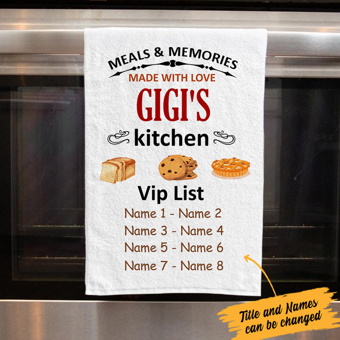 Personalized Grandma Kitchen Towel DB111 65O34 1