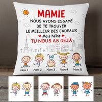 Personalized Mom Grandma French Maman Mamie Pillow AP284 67O53 thumb 1
