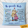 Personalized Abuela Nieto Amor Spanish Grandma Grandson Love Pillow AP281 67O57 (Insert Included) 1