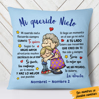 Personalized Abuela Nieto Amor Spanish Grandma Grandson Love Pillow AP281 67O57 (Insert Included) thumb 1