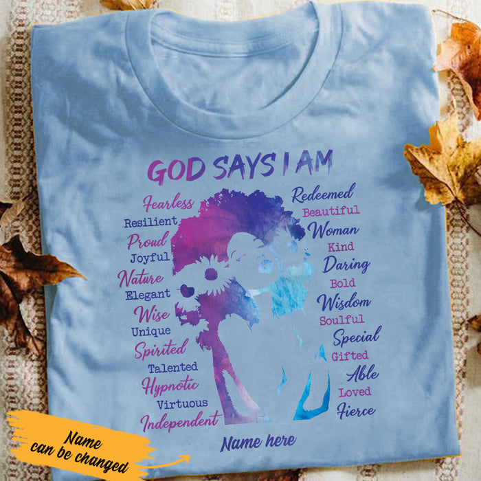 Personalized BWA God Says T Shirt SB84 29O58 1