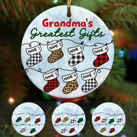 Personalized Grandma Greatest Gifts Christmas  Ornament OB82 85O57 thumb 1