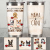 Personalized Italian Cagna Cane Caffè Dog Mom Coffee Steel Tumbler AP1413 65O53 1