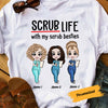 Personalized Friends Nurse  Scrub Life T Shirt JN212 95O58 1