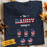 Personalized Grandpa Belongs To T Shirt MY281 30O58 thumb 1