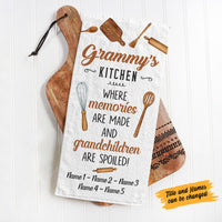 Personalized Grandma Kitchen Where Memories Are Made Towel DB101 87O58 thumb 1