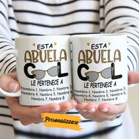 Personalized Cool Grandma Spanish Abuela Belongs Mug AP141 81O36 thumb 1