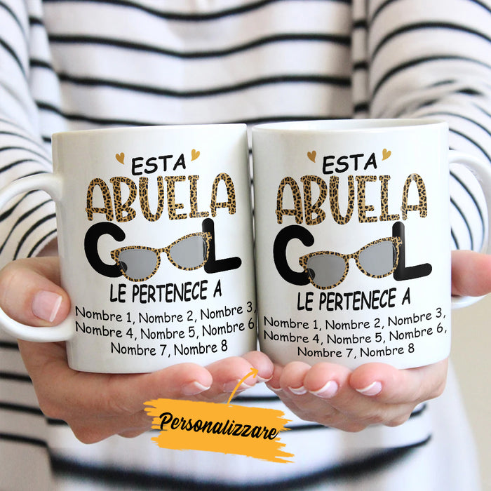 Personalized Cool Grandma Spanish Abuela Belongs Mug AP141 81O36 1