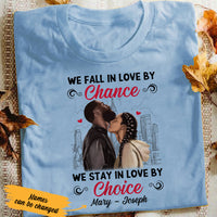 Personalized BWA Couple Stay In Love By Choice T Shirt AG261 65O36 thumb 1