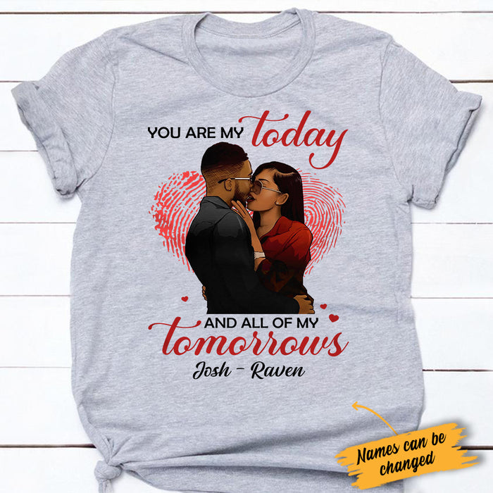 Personalized BWA Couple T Shirt AG271 85O34 1