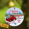 Personalized Butterfly Red Truck Memorial Mom Dad Ornament SB302 81O47 1