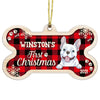 Personalized Dog First Christmas Bone Ornament NB111 87O53 1