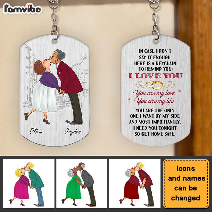 Personalized Couple I Need You Tonight Aluminum Keychain 31466 1