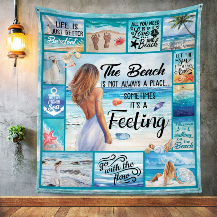 Beach Feeling Fleece Blanket JN293 67O58 1
