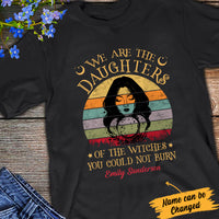 Personalized Halloween We Are The Daughters Of The Witch T Shirt AG262 87O34 thumb 1