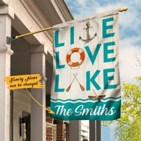 Personalized Lake Garden Flag JL24 85O60 thumb 1