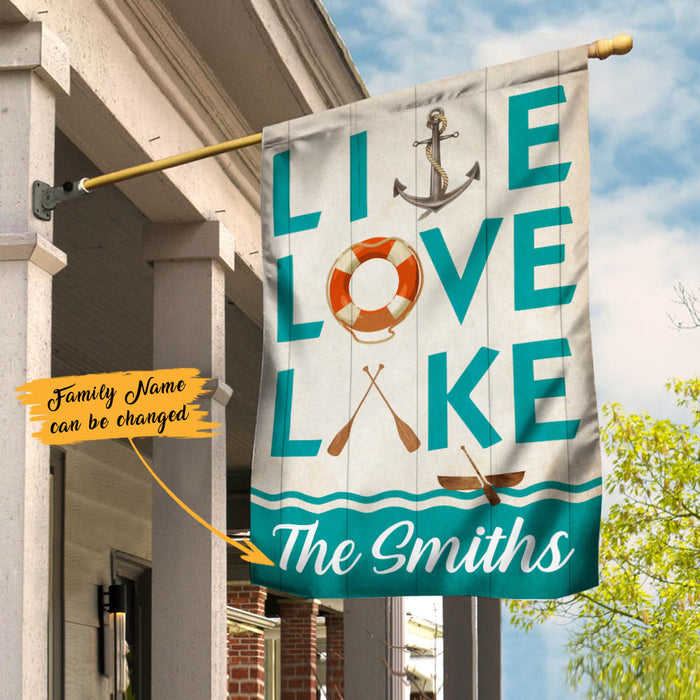 Personalized Lake Garden Flag JL24 85O60 1