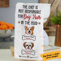 Personalized Dog Hair In The Food Kitchen Towel DB151 87O57 thumb 1