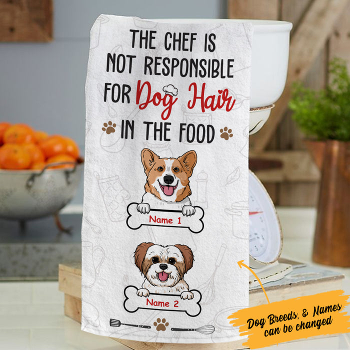 Personalized Dog Hair In The Food Kitchen Towel DB151 87O57 1