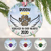 Personalized In Our Hearts Dog Memorial  Ornament OB63 29O36 1