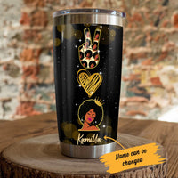 Personalized Melanin Women Steel Tumbler JN81 73O53 thumb 1