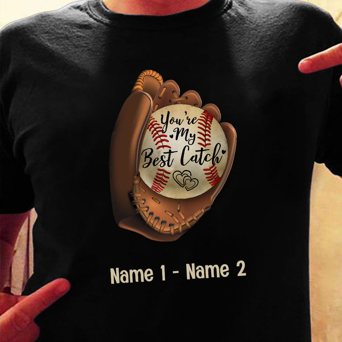 Personalized Baseball Couple T Shirt JN102 81O58 1