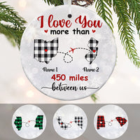 Personalized Long Distance  Ornament OB125 85O58 thumb 1