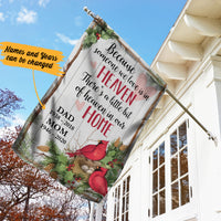 Personalized Mom Dad Memorial Cardinal Bird Garden Flag JL101 95O34 thumb 1
