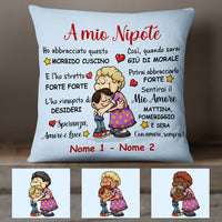 Personalized Italian Grandma Nonna Nipote Pillow AP221 29O47 (Insert Included) thumb 1