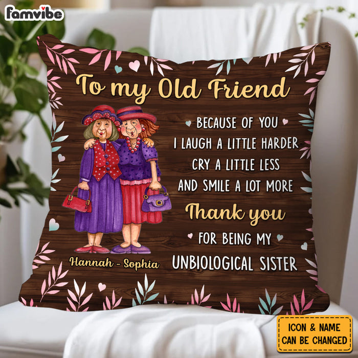 Personalized Gift For Friends Sister Thank You For Pillow 30714 1